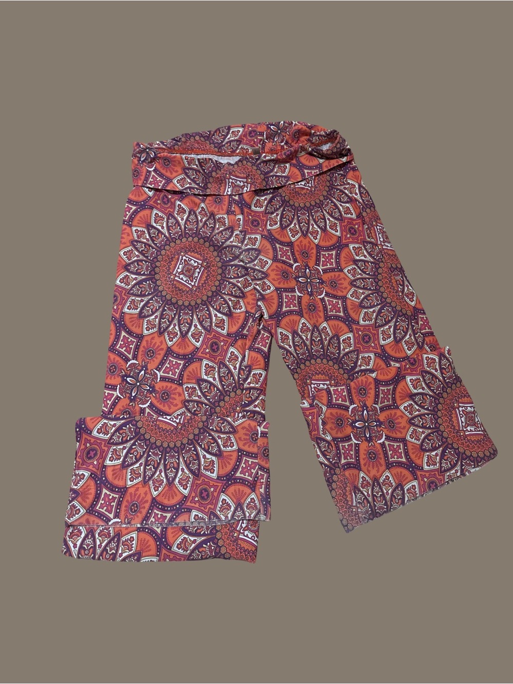 Helen Jon Tamarind Foldover Beach Pants in size Large